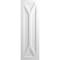 Ekena Millwork True Fit PVC San Carlos Mission Style Fixed Mount Shutters, Unfinished, 12W x 42H, PR TFP001SC12X042UN - alternate 12